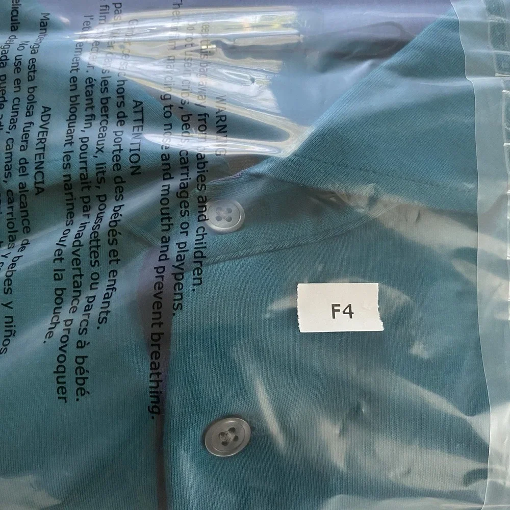 Greyson Apache II Long Sleeve‎ polo Shirt Men's XXL Fiddle Teal Green